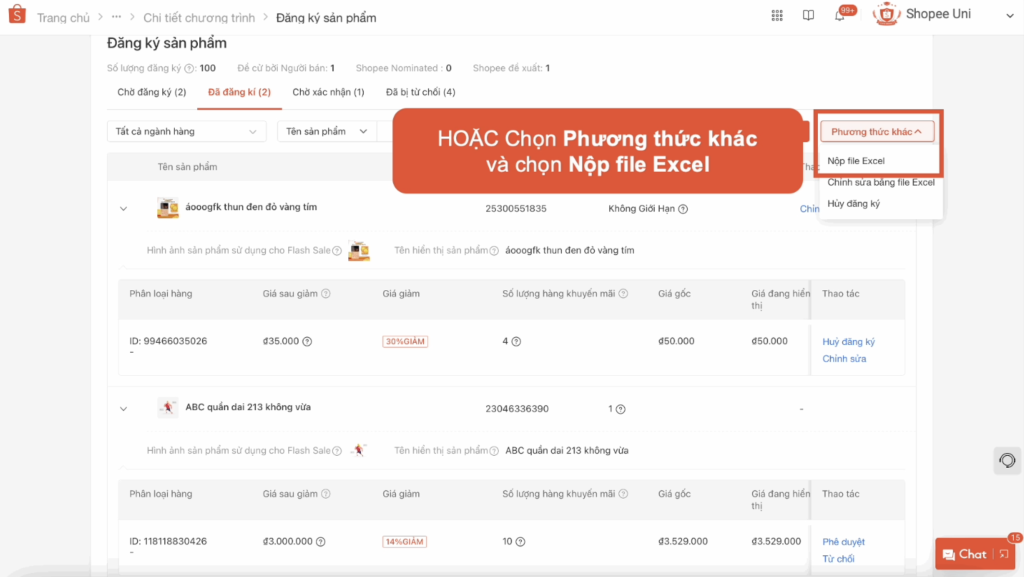 Cach Dang Ky Flash Sale Tren Shopee Buoc 1EE