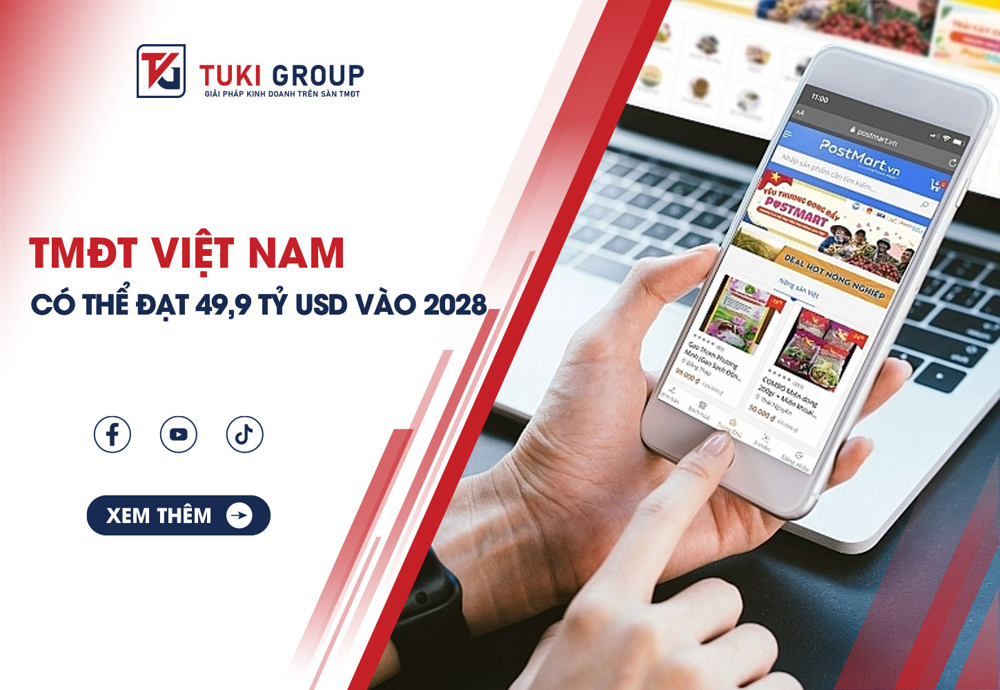 thuong mai dien tu viet nam co the dat 49.9 ty usd vao 2028