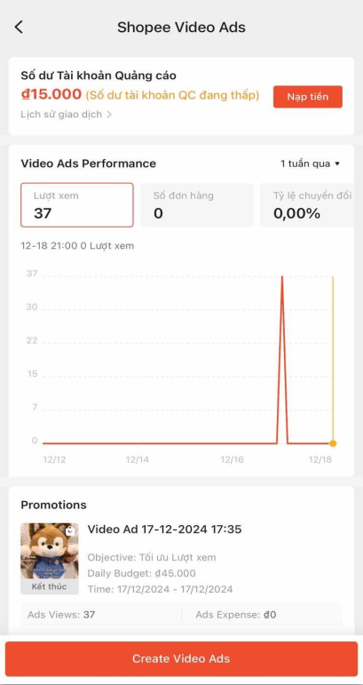 thiet lap quang cao shopee video dich vu thuong mai dien tu tuki group