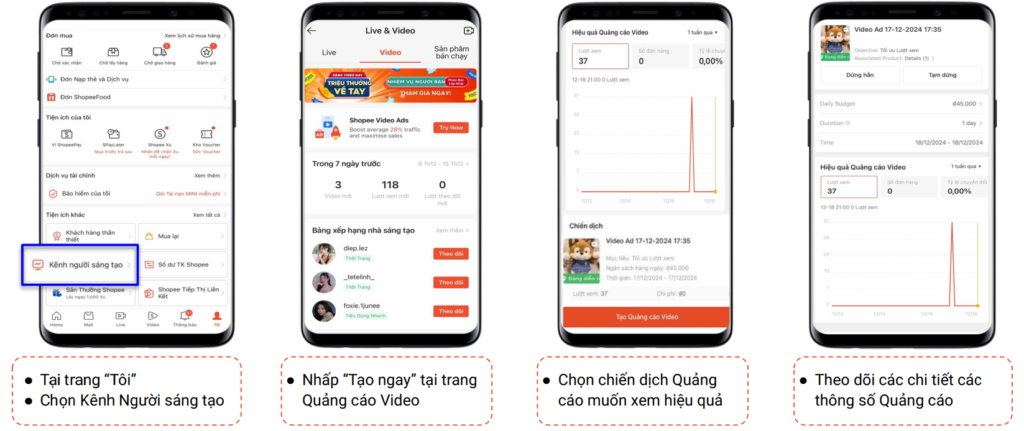 thiet lap quang cao shopee video dich vu thuong mai dien tu tuki group