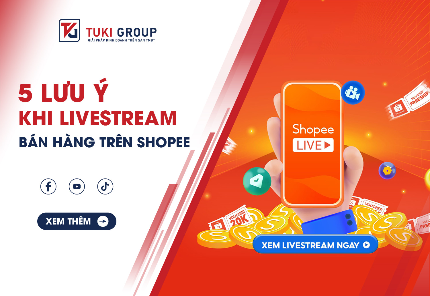 5 lưu ý khi livestream bán hàng trên Shopee