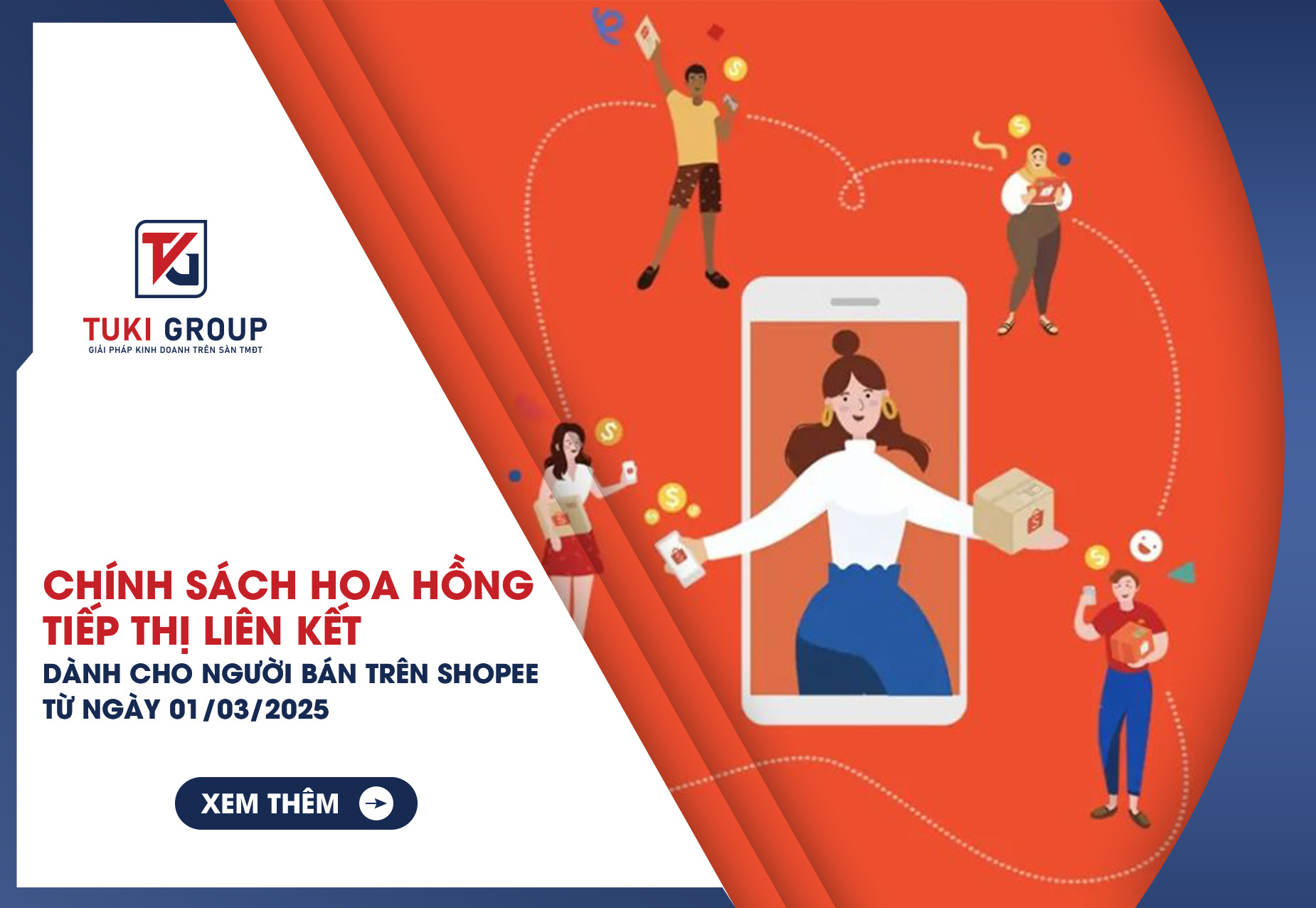 Chính sách hoa hồng tiếp thị liên kết dành cho người bán trên Shopee