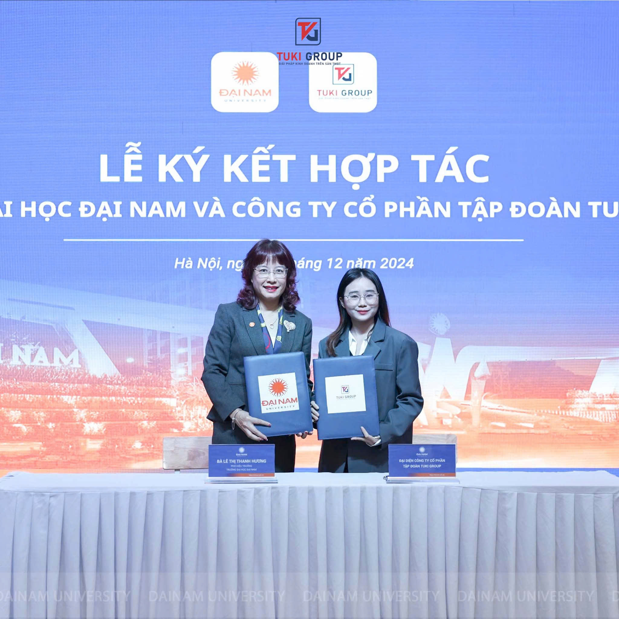 Lễ kí kết hợp tác của Tuki Group với Đại Nam