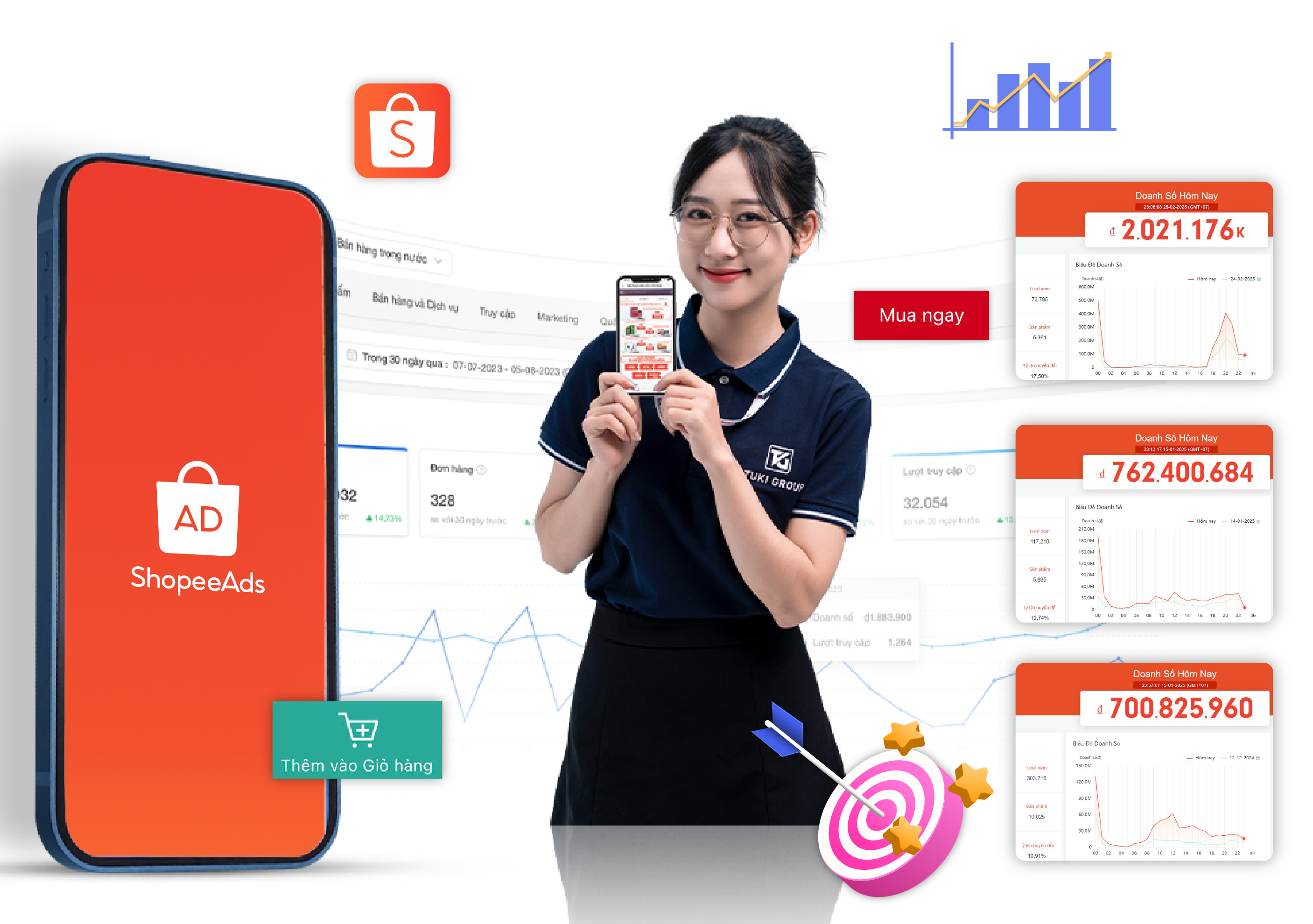 dịch vụ chạy quảng cáo Shopee hiệu quả bùng nổ doanh thu của Tuki Group