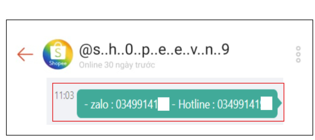 Vi phạm chính sách Shopee