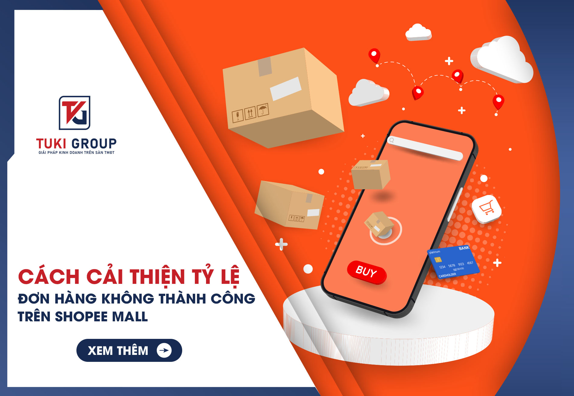 Cách cải thiện tỷ lệ đơn hàng không thành công trên Shopee Mall