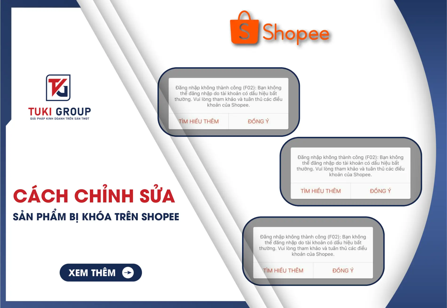 Cách chỉnh sửa sản phẩm bị khoá trên Shopee