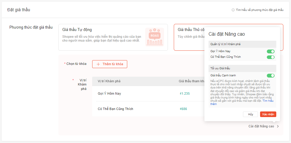 GIẢI PHÁP TỐI ƯU CHI PHÍ CHO GIÁ THẦU QUẢNG CÁO TRÊN SHOPEE