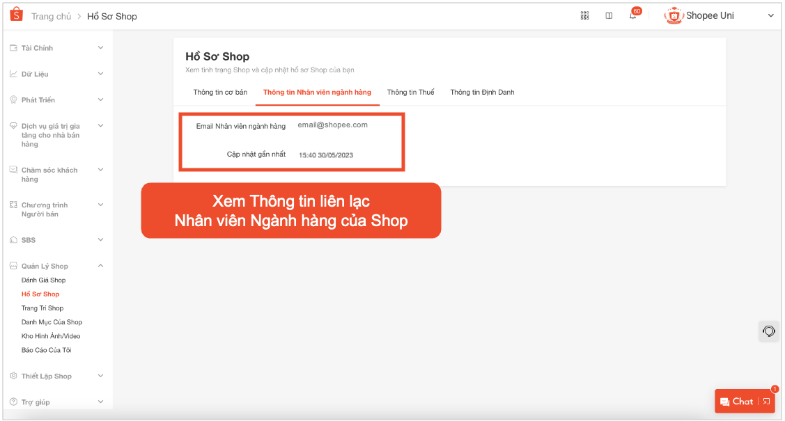 CẬP NHẬT MỚI VỀ TRANG HỒ SƠ SHOP TRÊN KÊNH NGƯỜI BÁN SHOPEE