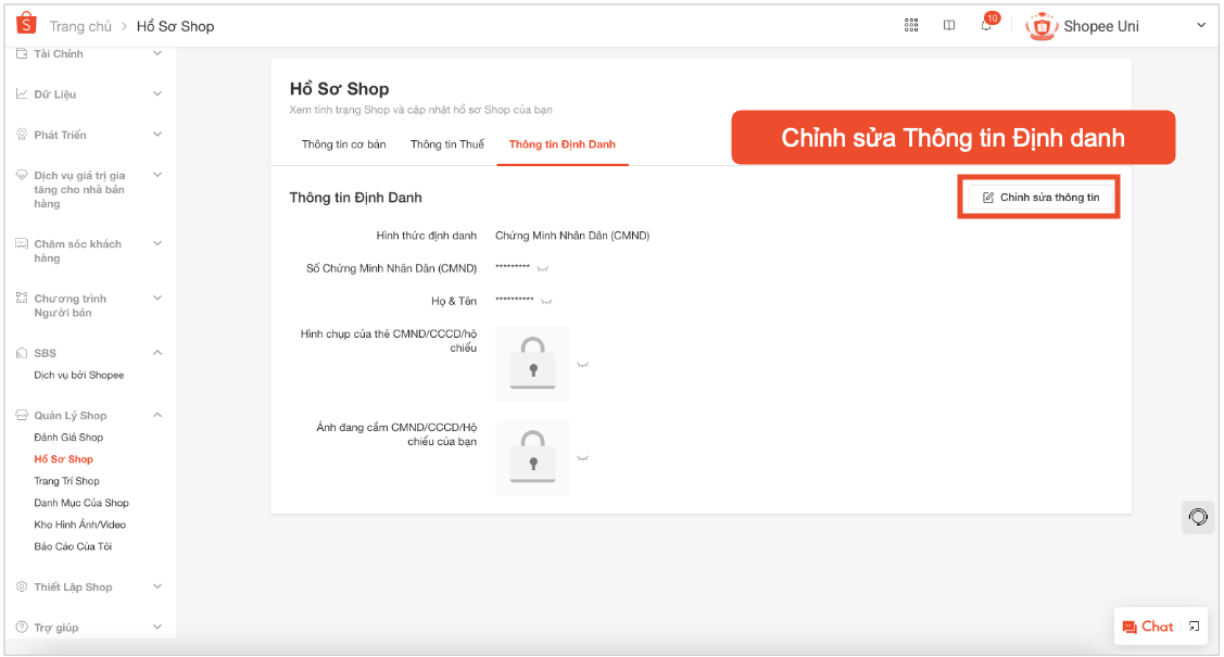 CẬP NHẬT MỚI VỀ TRANG HỒ SƠ SHOP TRÊN KÊNH NGƯỜI BÁN SHOPEE