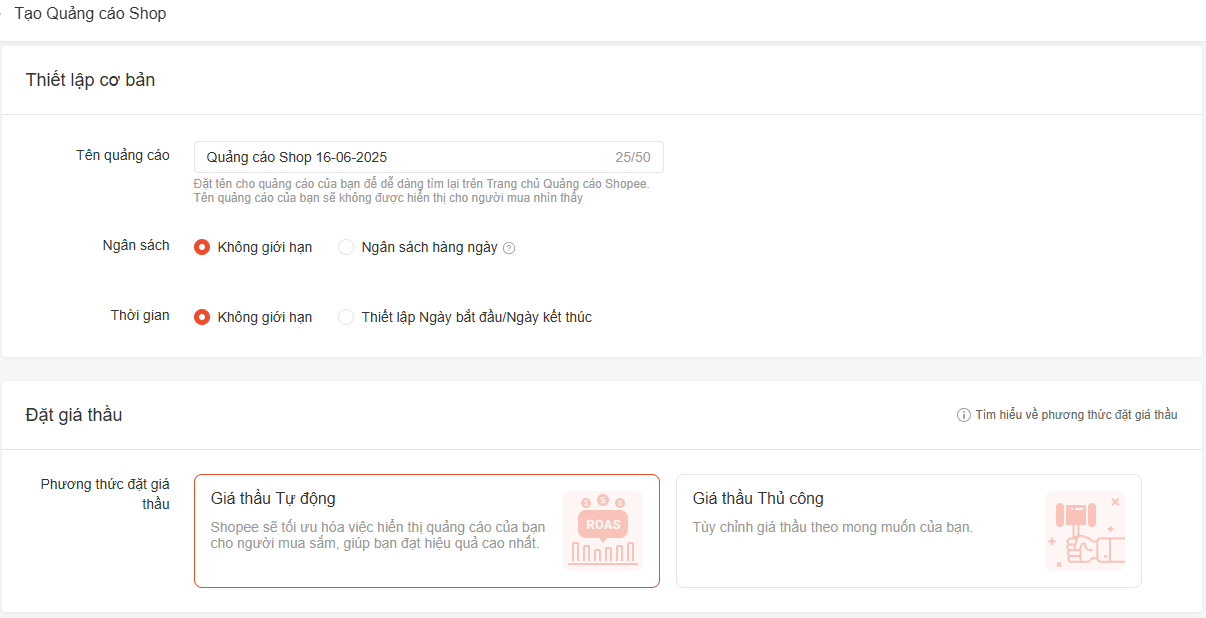 NHỮNG SAI LẦM THƯỜNG GẶP KHI CHẠY QUẢNG CÁO TỰ ĐỘNG TỐI ĐA DOANH THU ROAS SHOPEE