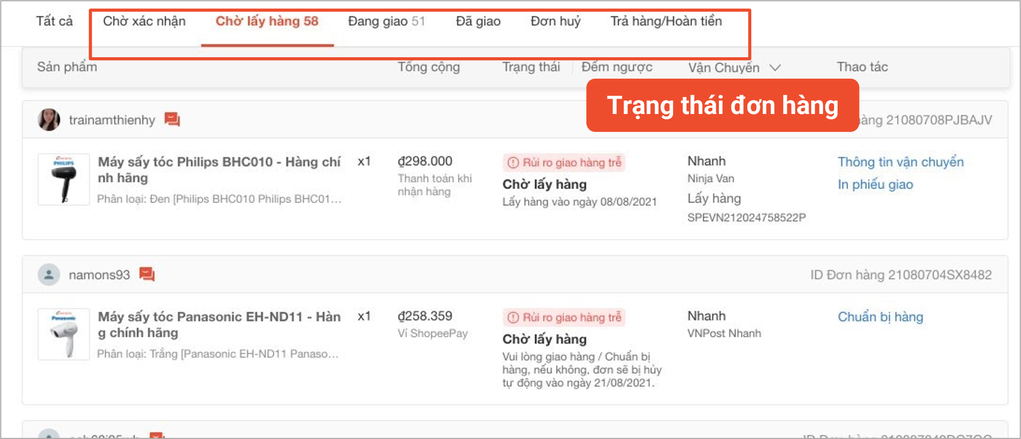 NHỮNG THÔNG TIN NGƯỜI BÁN CẦN LƯU Ý KHI GIAO HÀNG CHO ĐƠN VỊ VẬN CHUYỂN
