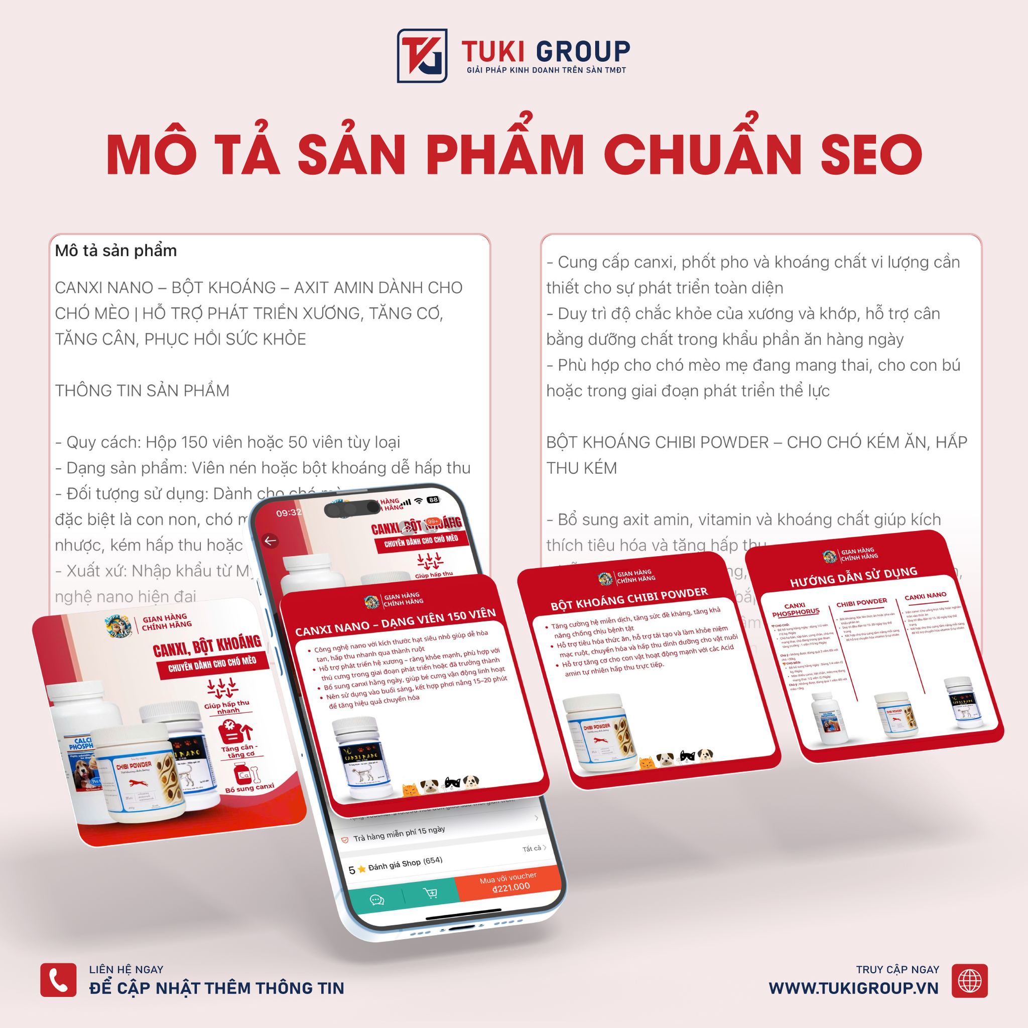 CASE STUDY: TUKI GROUP BÀN GIAO GIAN HÀNG CHĂM SÓC PET SHOP ĐÁNG YÊU