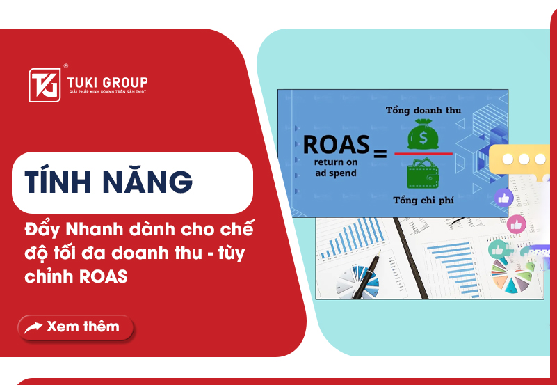 Tính năng Đẩy Nhanh dành cho chế độ Tối Đa Doanh Thu - Tùy chỉnh ROAS