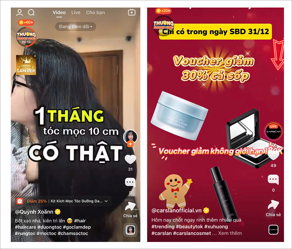 CHỈ SỐ ẢNH HƯỞNG ĐÁNH GIÁ HIỆU QUẢ NỘI DUNG LIVE & VIDEO TRÊN SHOPEE 2 CHỈ SỐ ẢNH HƯỞNG ĐÁNH GIÁ HIỆU QUẢ NỘI DUNG LIVE & VIDEO TRÊN SHOPEE