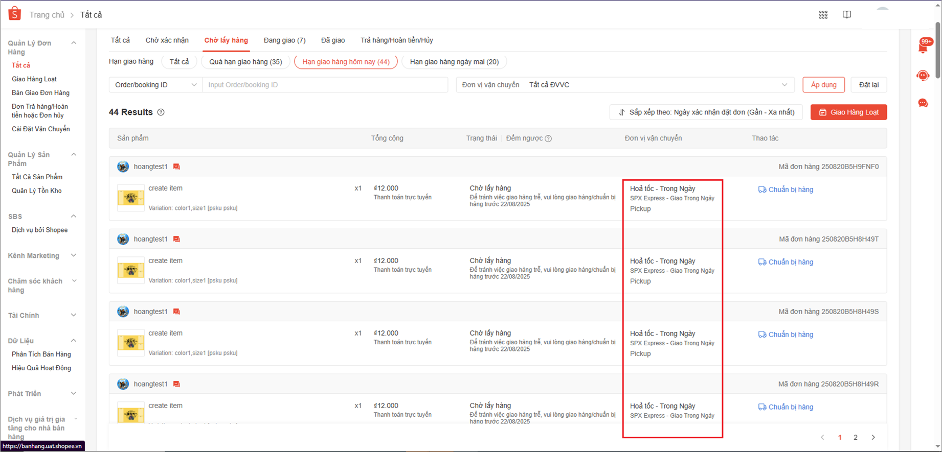 [MỚI] PHƯƠNG THỨC VẬN CHUYỂN HỎA TỐC TRONG NGÀY TRÊN SHOPEE