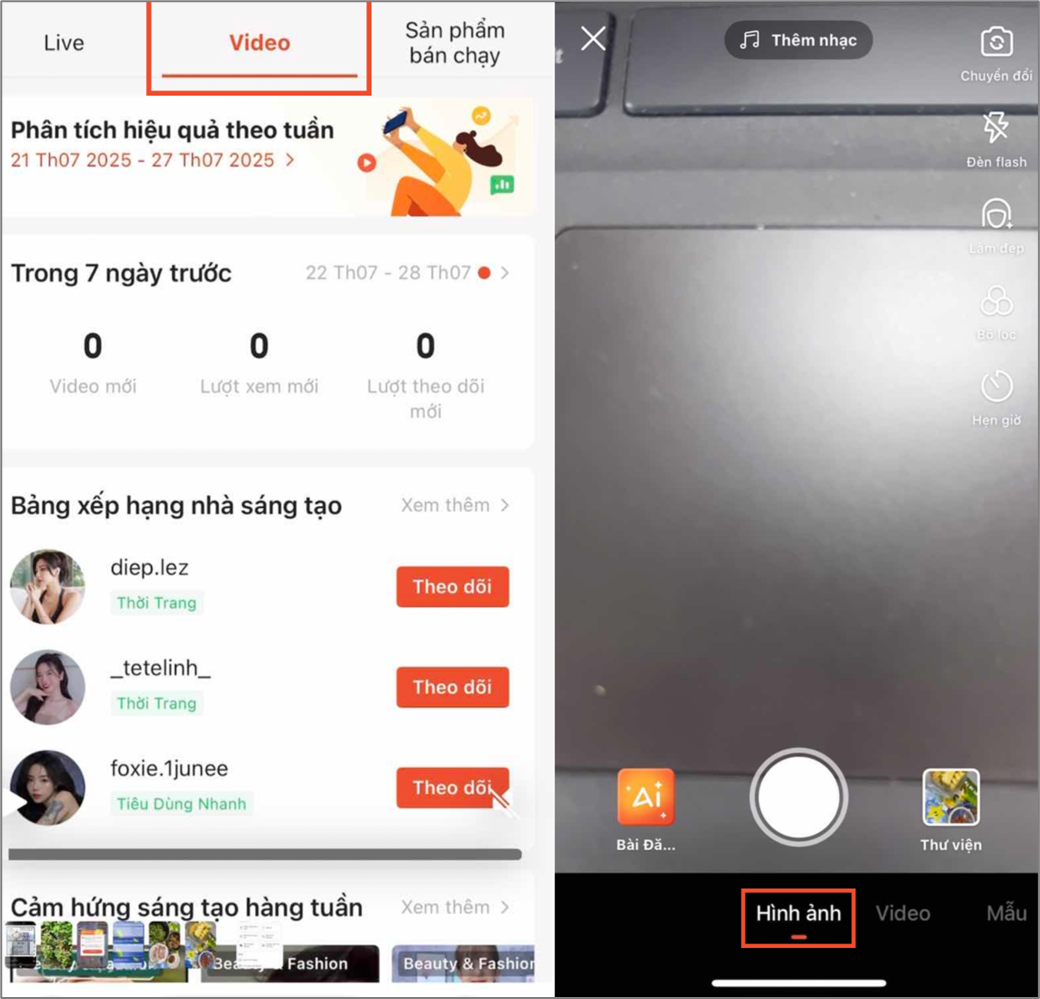 TÍNH NĂNG TẠO HÌNH ẢNH SẢN PHẨM BẰNG CÔNG CỤ AI TRONG SHOPEE VIDEO
