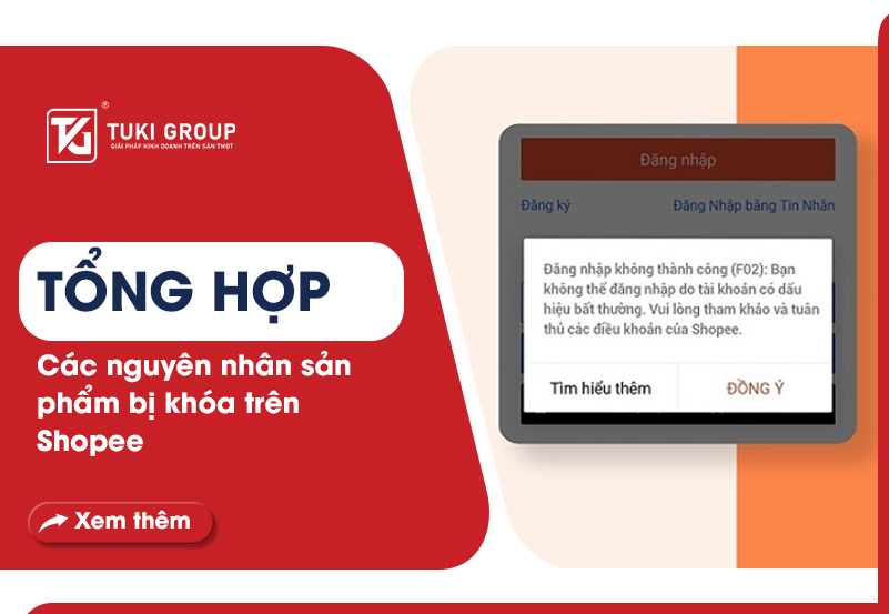 Tổng hợp các nguyên nhân sản phẩm bị khóa trên Shopee