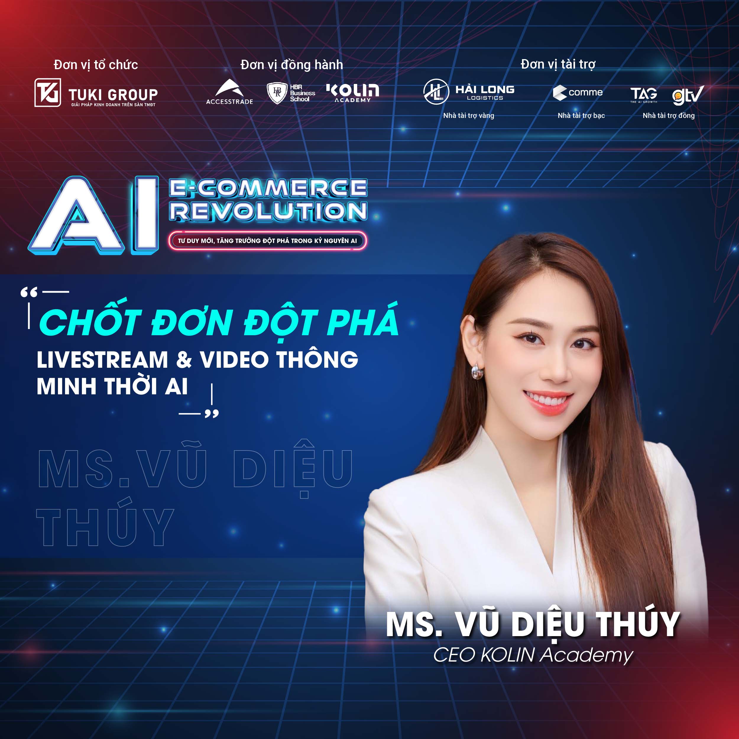 AI E-COMMERCE REVOLUTION – TƯ DUY MỚI, TĂNG TRƯỞNG ĐỘT PHÁ TRONG KỶ NGUYÊN AI