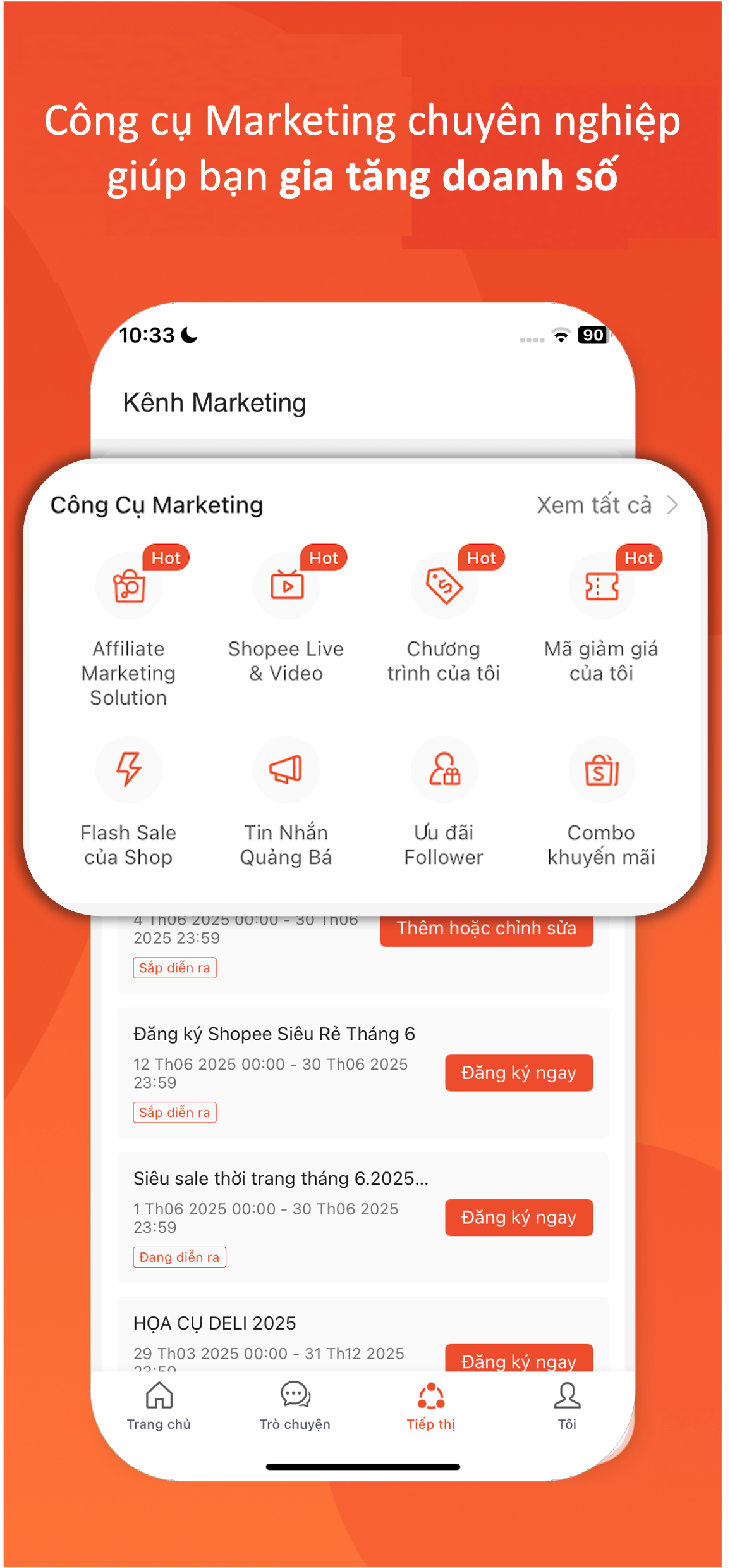 SHOPEE RA MẮT ỨNG DỤNG KÊNH NGƯỜI BÁN SHOPEE TRÊN DI ĐỘNG
