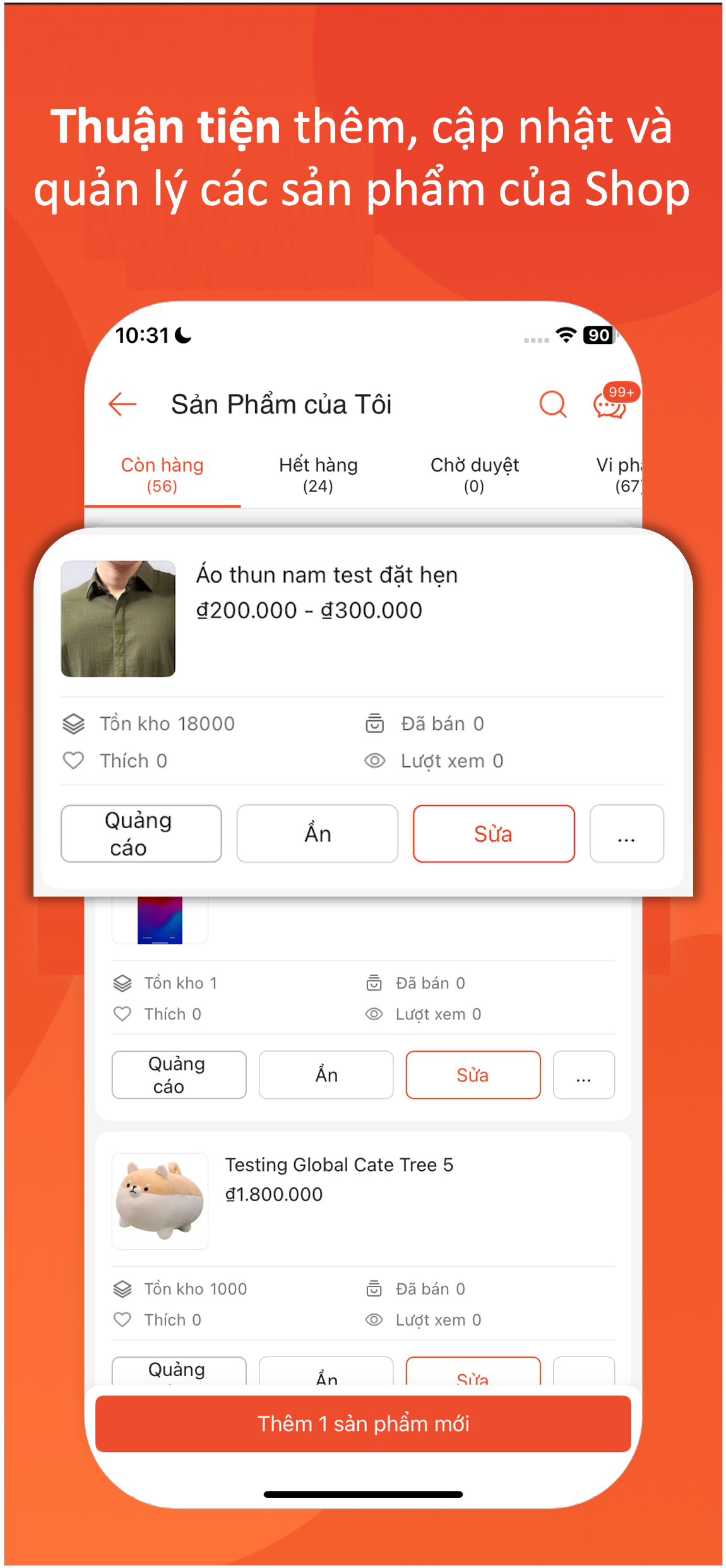 SHOPEE RA MẮT ỨNG DỤNG KÊNH NGƯỜI BÁN SHOPEE TRÊN DI ĐỘNG
