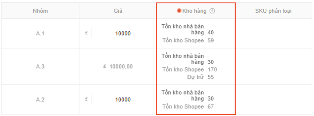 CẬP NHẬT HIỂN THỊ SỐ LƯỢNG TỒN KHO TẠI TRANG TẤT CẢ SẢN PHẨM TRÊN SHOPEE