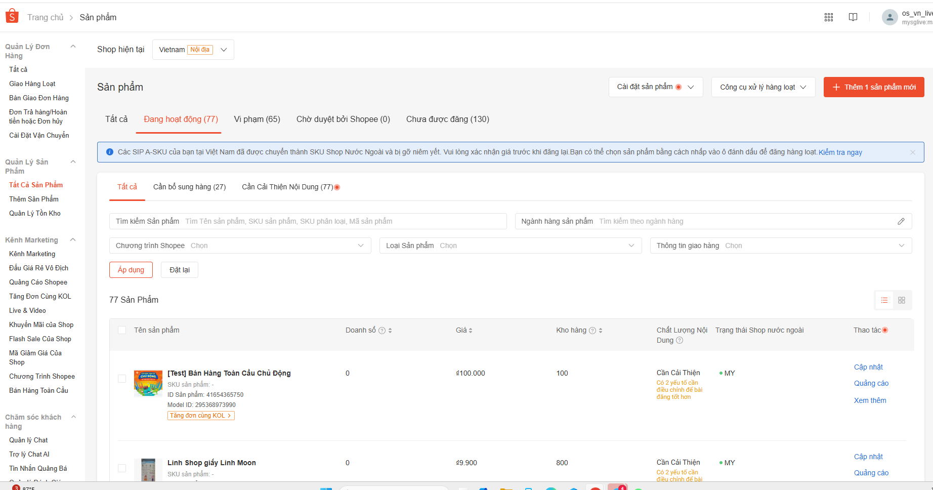 Chương trình Bán Hàng Toàn Cầu Chủ Động: Hướng dẫn thiết lập Shop Nước Ngoài trên Shopee