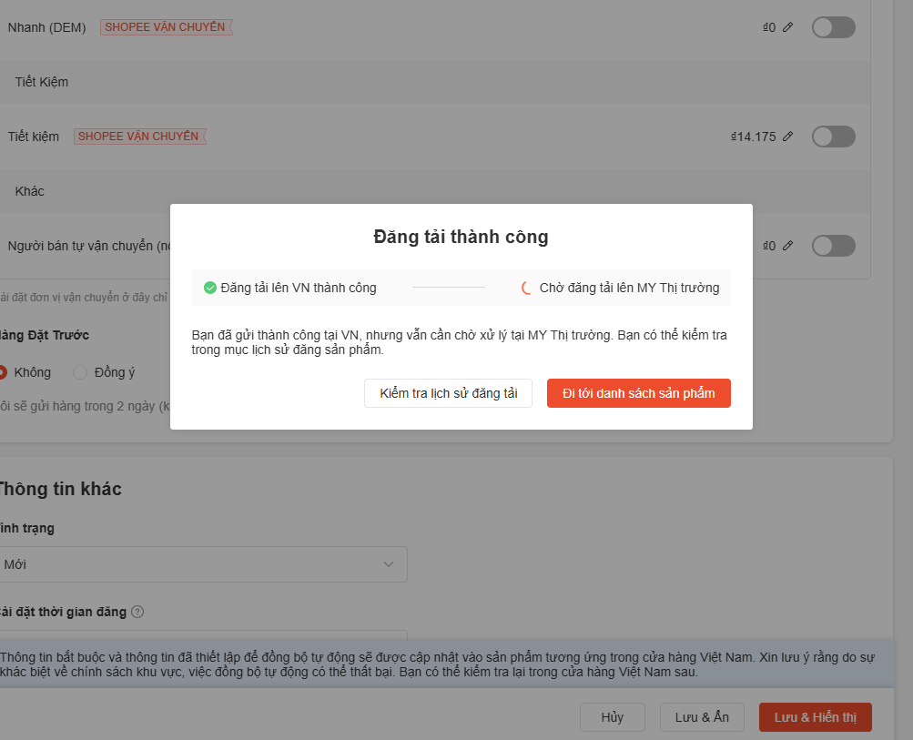 Chương trình Bán Hàng Toàn Cầu Chủ Động: Hướng dẫn thiết lập Shop Nước Ngoài trên Shopee