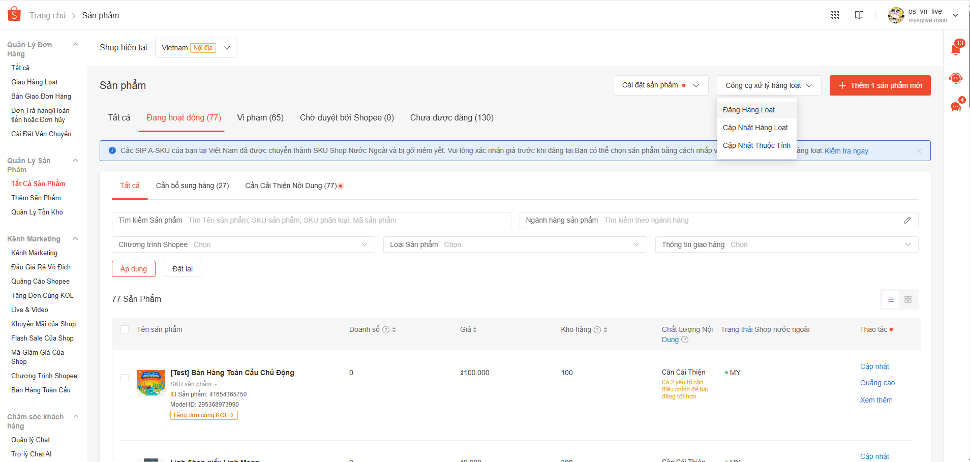 Chương trình Bán Hàng Toàn Cầu Chủ Động: Hướng dẫn thiết lập Shop Nước Ngoài trên Shopee