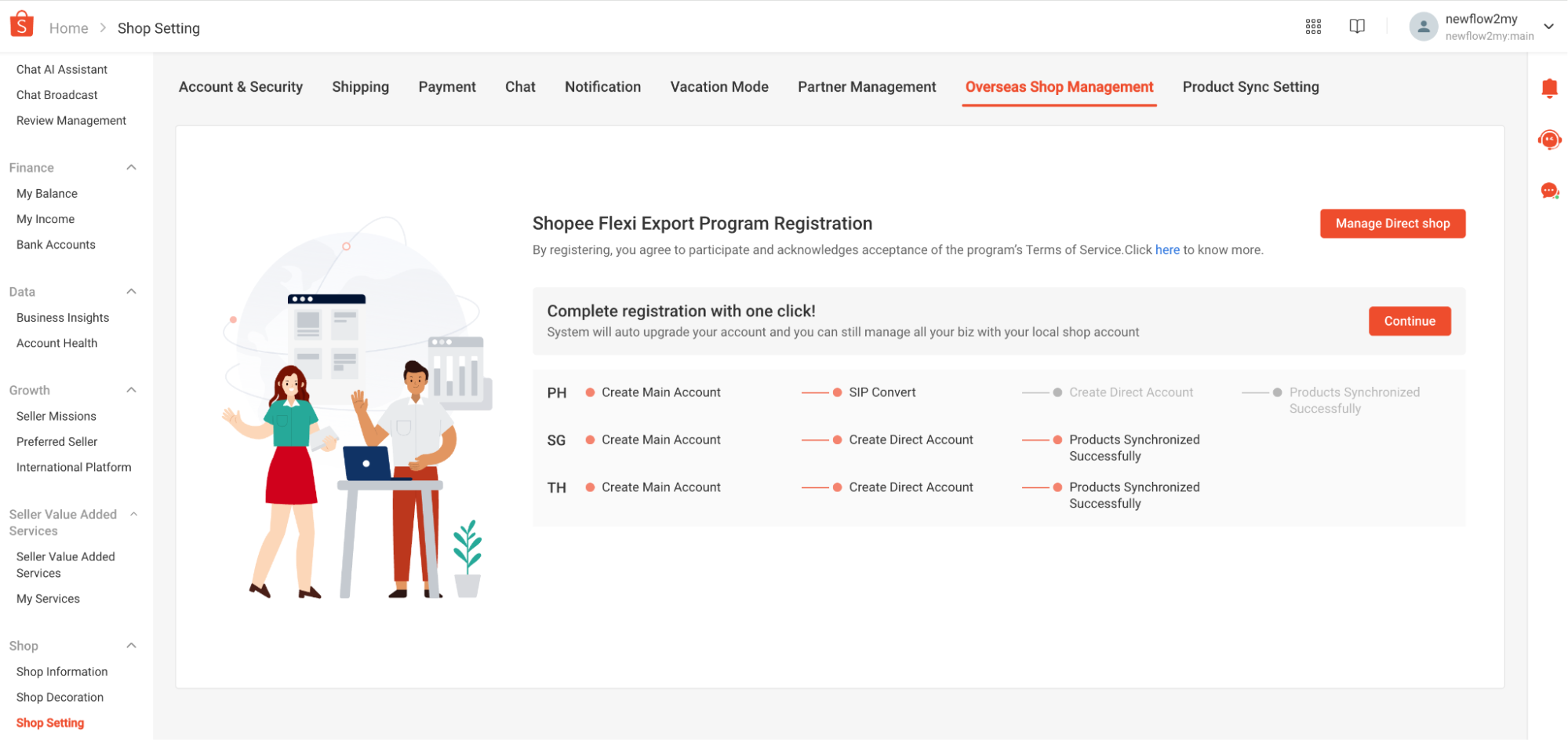 Chương trình Bán Hàng Toàn Cầu Chủ Động: Hướng dẫn thiết lập Shop Nước Ngoài trên Shopee