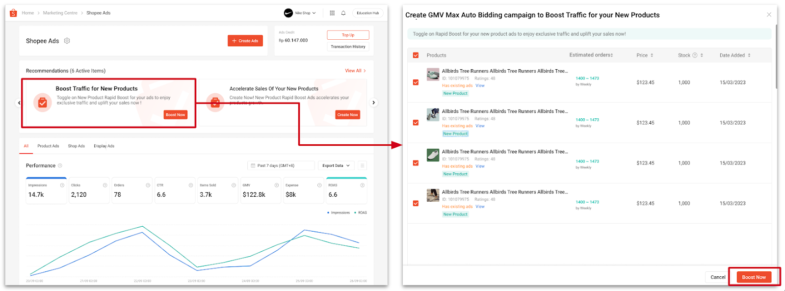 TÍNH NĂNG TĂNG LƯU LƯỢNG TRUY CẬP CHO SẢN PHẨM MỚI