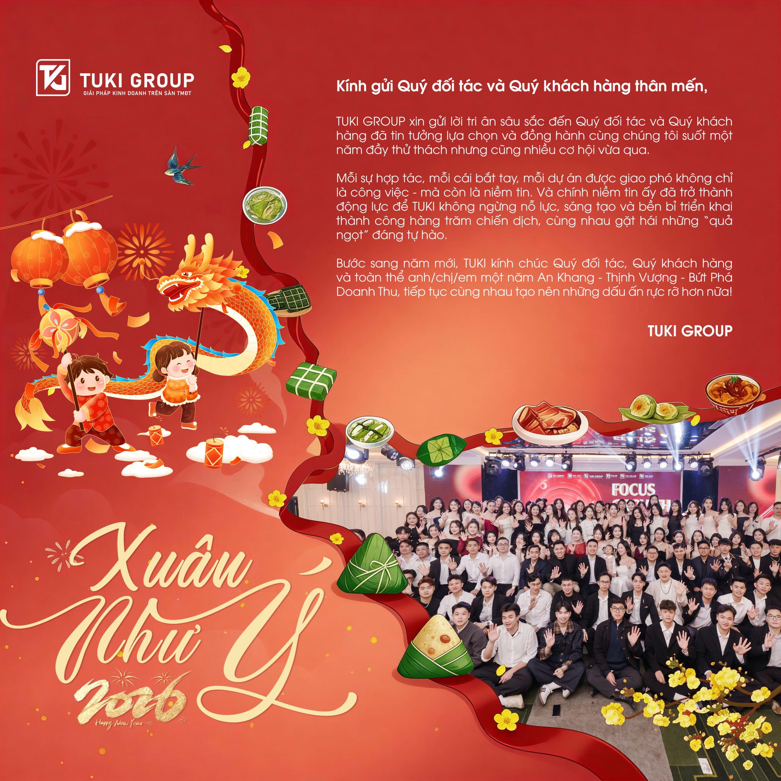 CHÀO NĂM MỚI 2026 – TRI ÂN SÂU SẮC TỪ TUKI GROUP