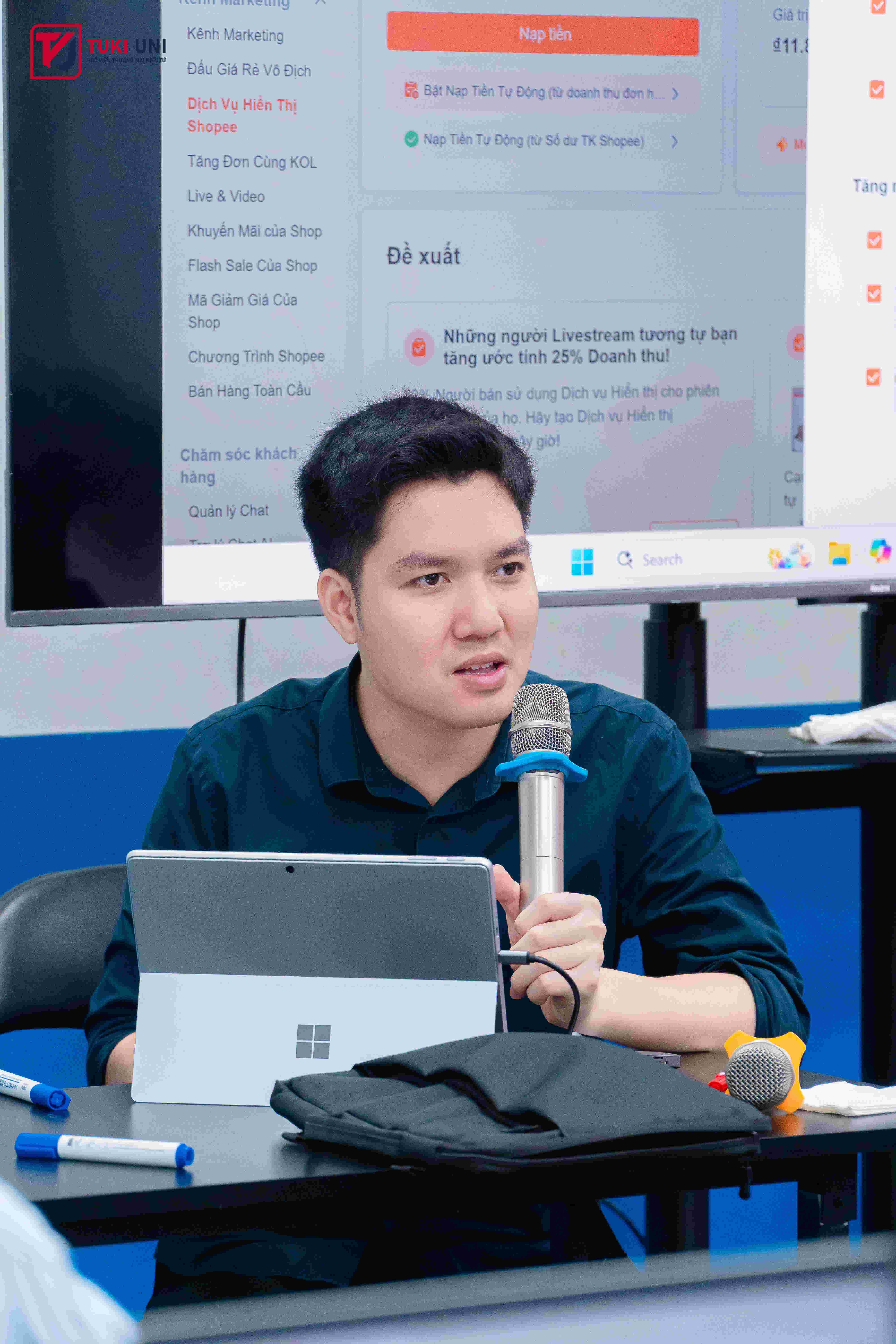 Mr. Lê Hòa Tuyên, CEO Tuki Agency và giảng viên khóa học Shopee chuyên sâu