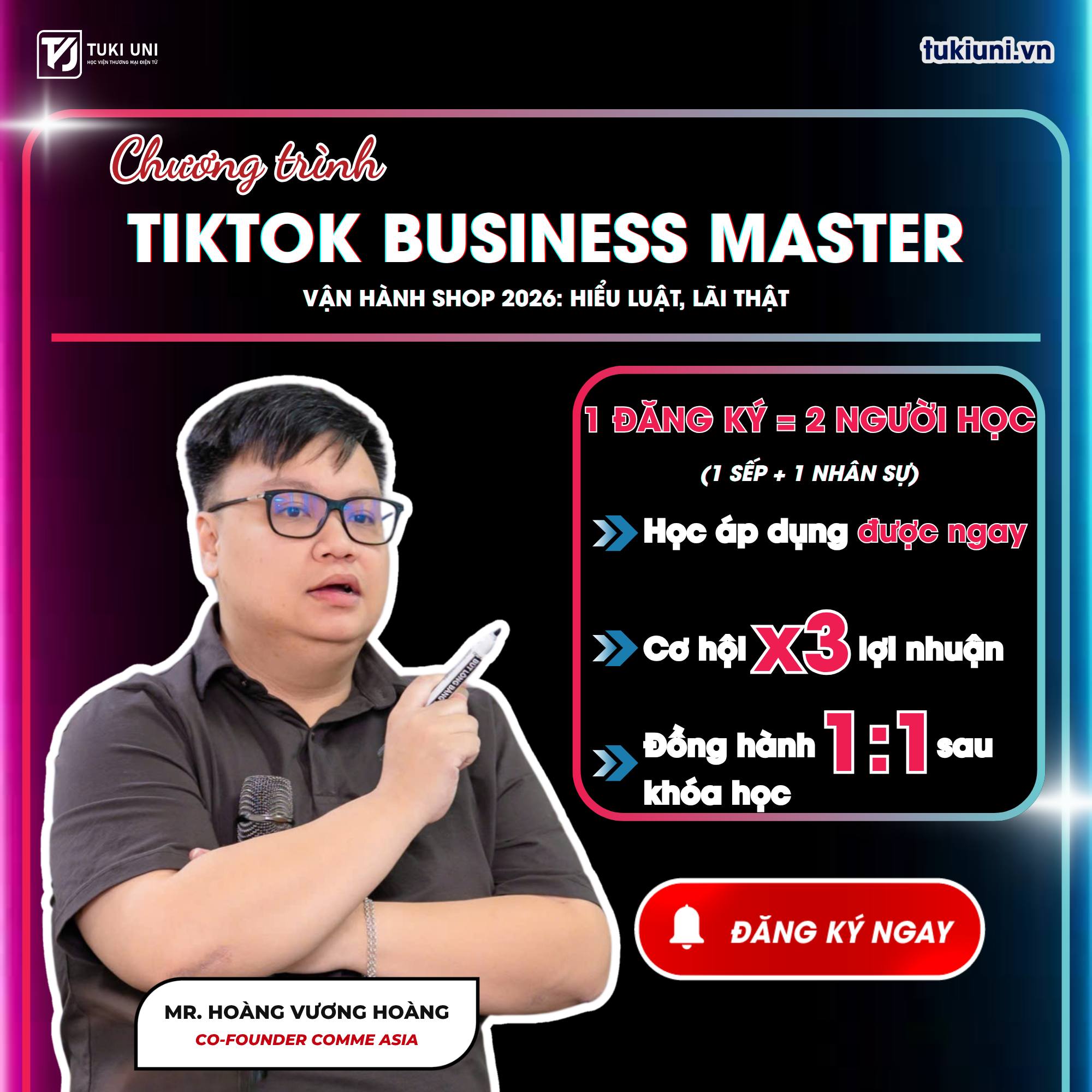Ưu đãi khóa học TikTok Shop Tuki Group