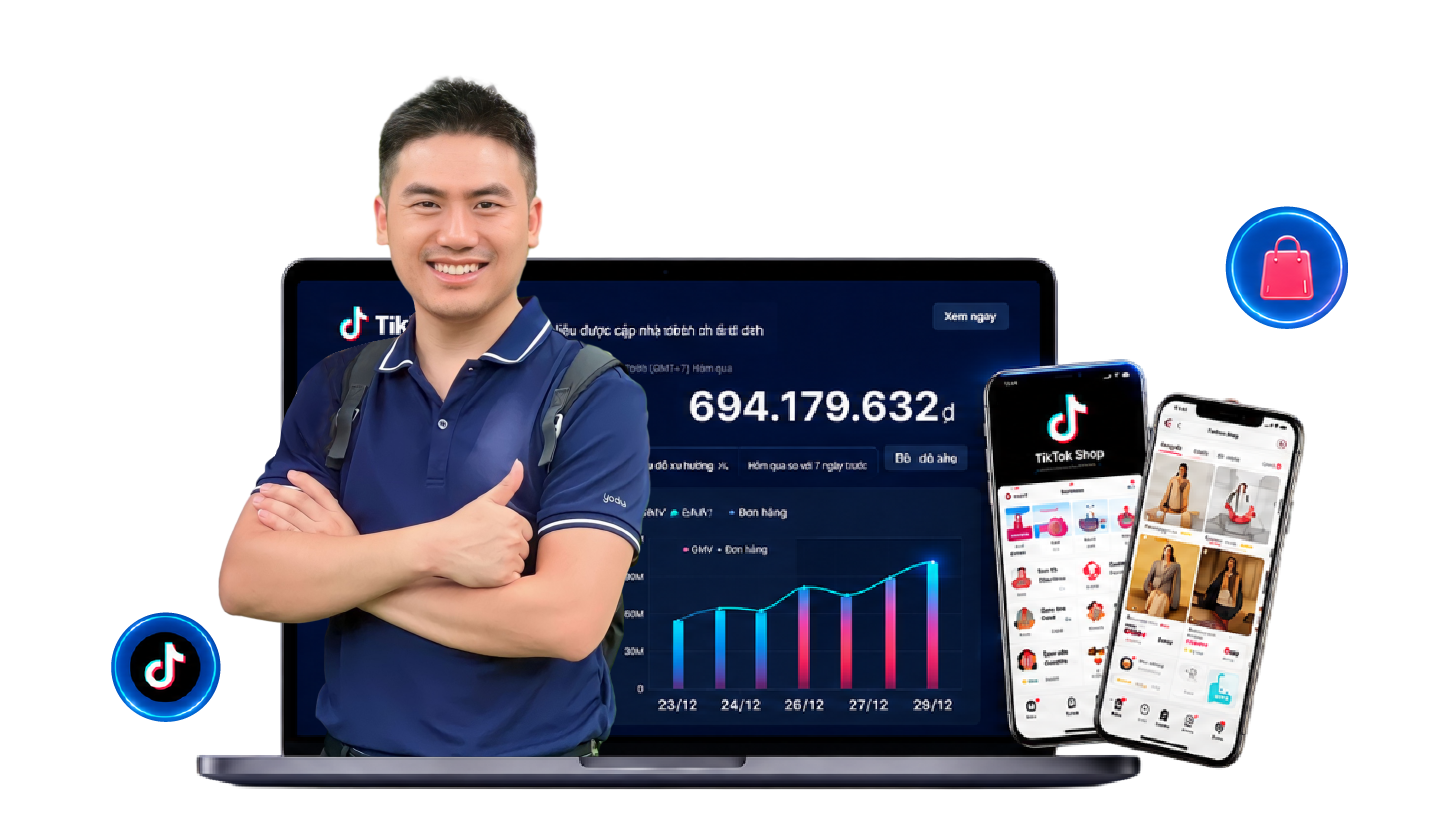 Dịch vụ xây dựng gian hàng TikTok của TuKi Group thuong mai dien tu
